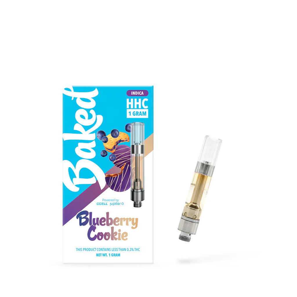 Baked 1 Gram HHC Cartridge BLUEBERRY COOKIE