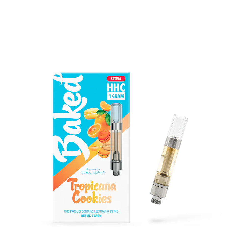 Baked 1 Gram HHC Cartridge TROPICANA COOKIES