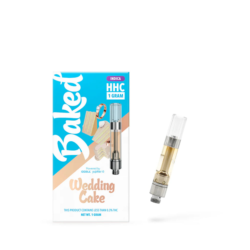 Baked 1 Gram HHC Cartridge WEDDING CAKE