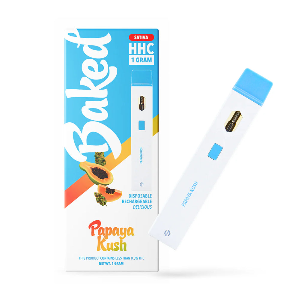 Baked 1 Gram HHC Disposable Vape PAPAYA KUSH