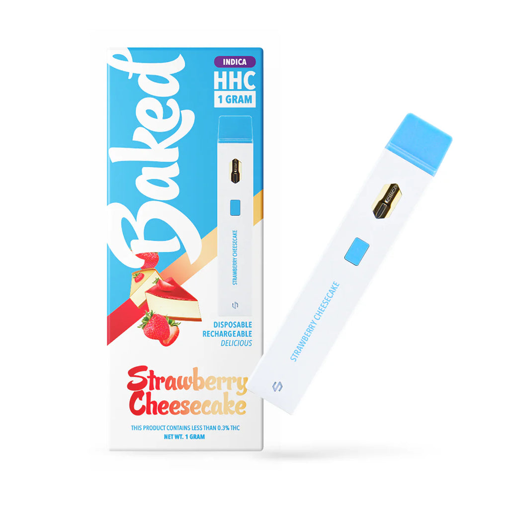 Baked 1 Gram HHC Disposable Vape STRAWBERRY CHEESECAKE