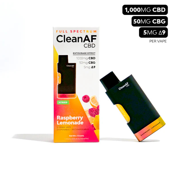 2 Gram Full Spectrum CBD Vape Pen - Raspberry Lemonade [Hybrid]