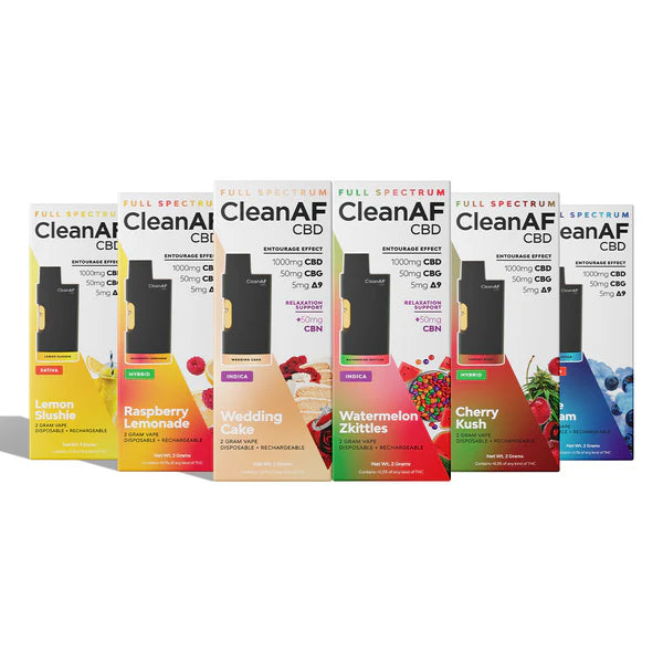 6pc Variety Pack | 2 Gram Full Spectrum CBD Vape Pen | 1 Of Each Flavor