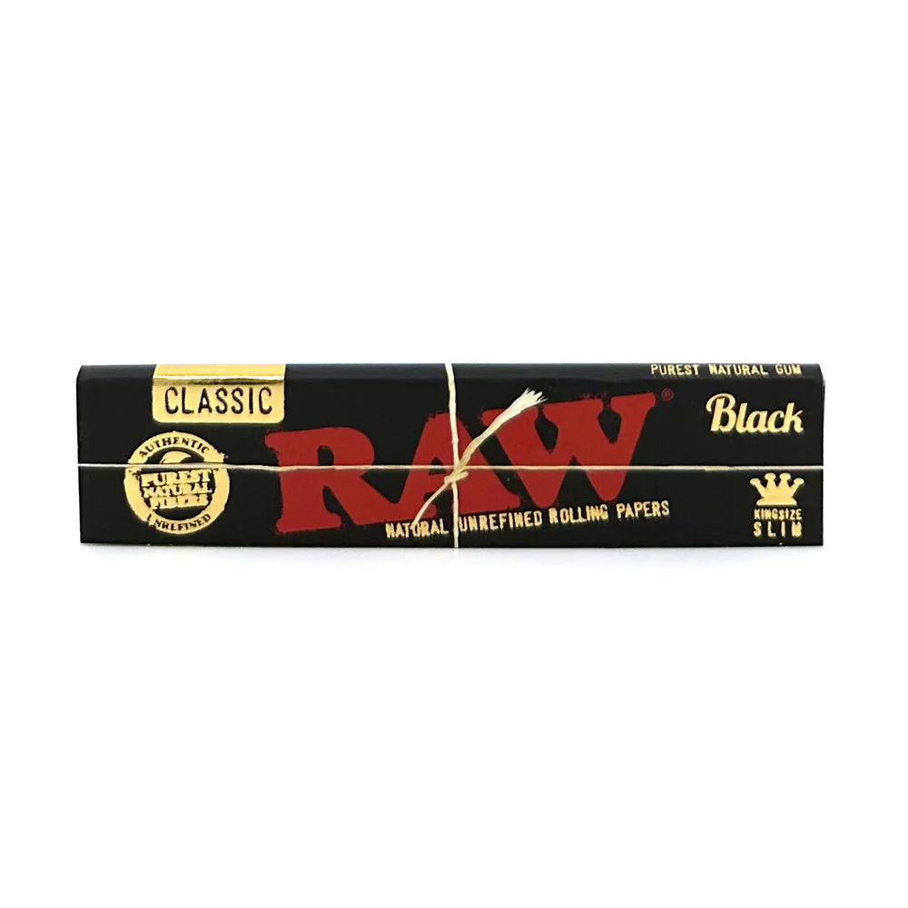 RAW Black King Size Slim Rolling Papers