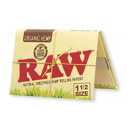 RAW Organic Hemp 1 1/2 Rolling Papers