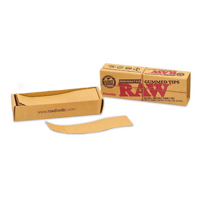 RAW Perforated Gummed Tips